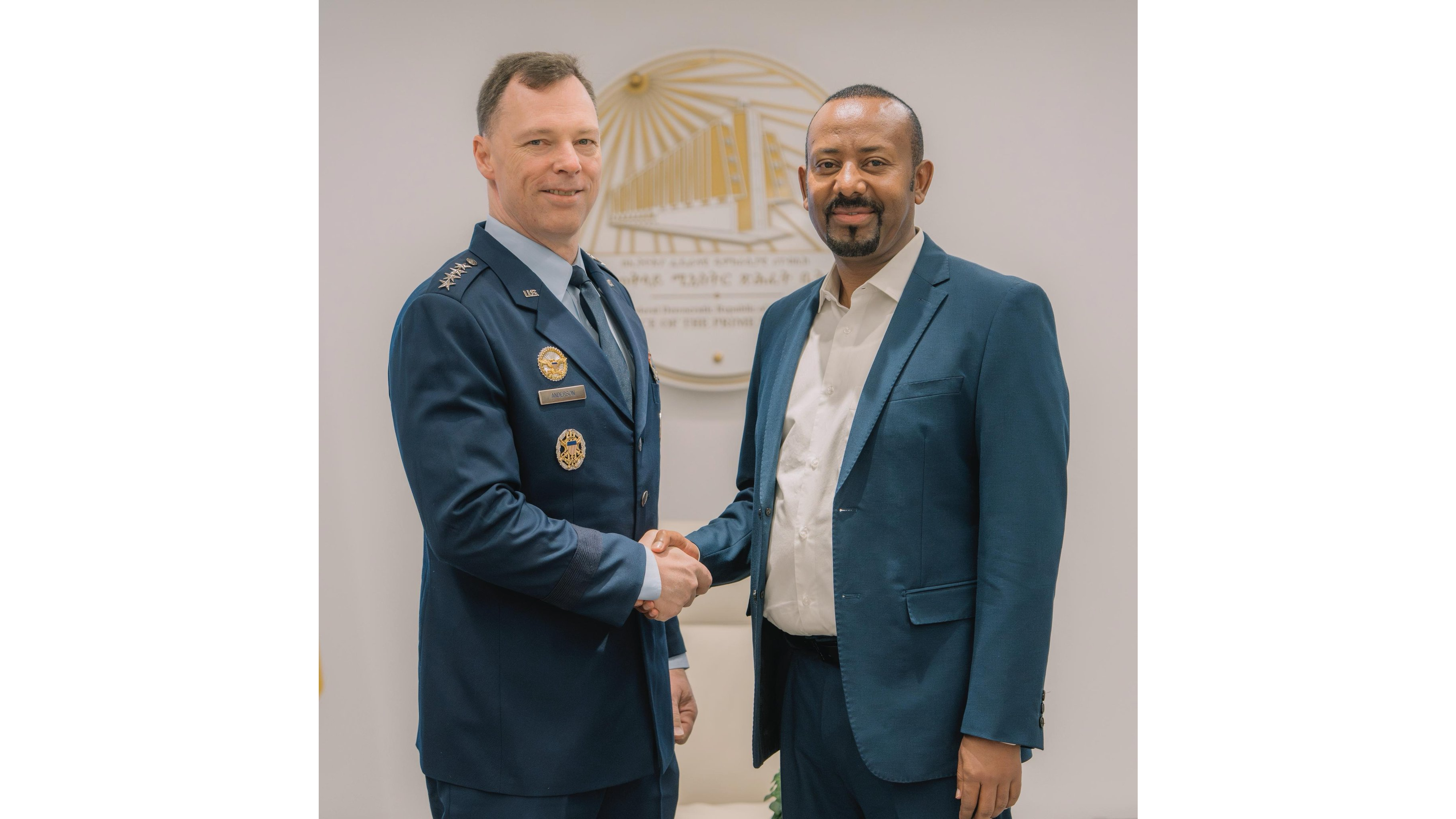 PM Abiy welcomes Commander of the U.S. Africa Command